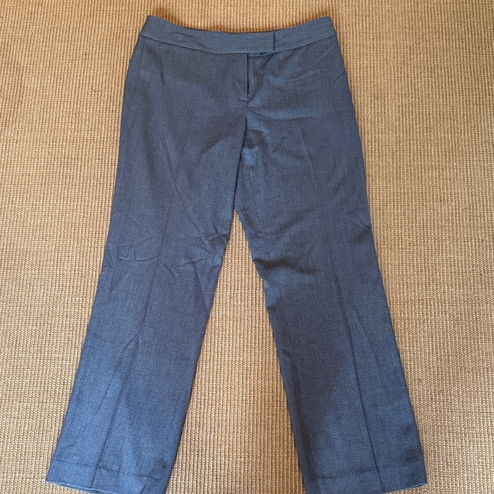 Anne Klein Navy Straight Leg Pants